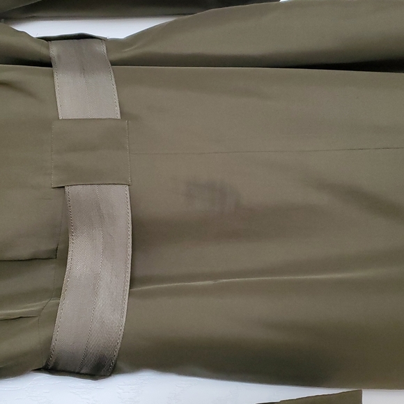 Ralph Lauren black label green silk shirt dress size 10 - Picture 9 of 9